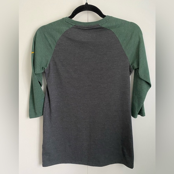 Nike NFL Green Bay Packers Cropped Sleeve Shirt Women’s Small - Picture 2 of 5